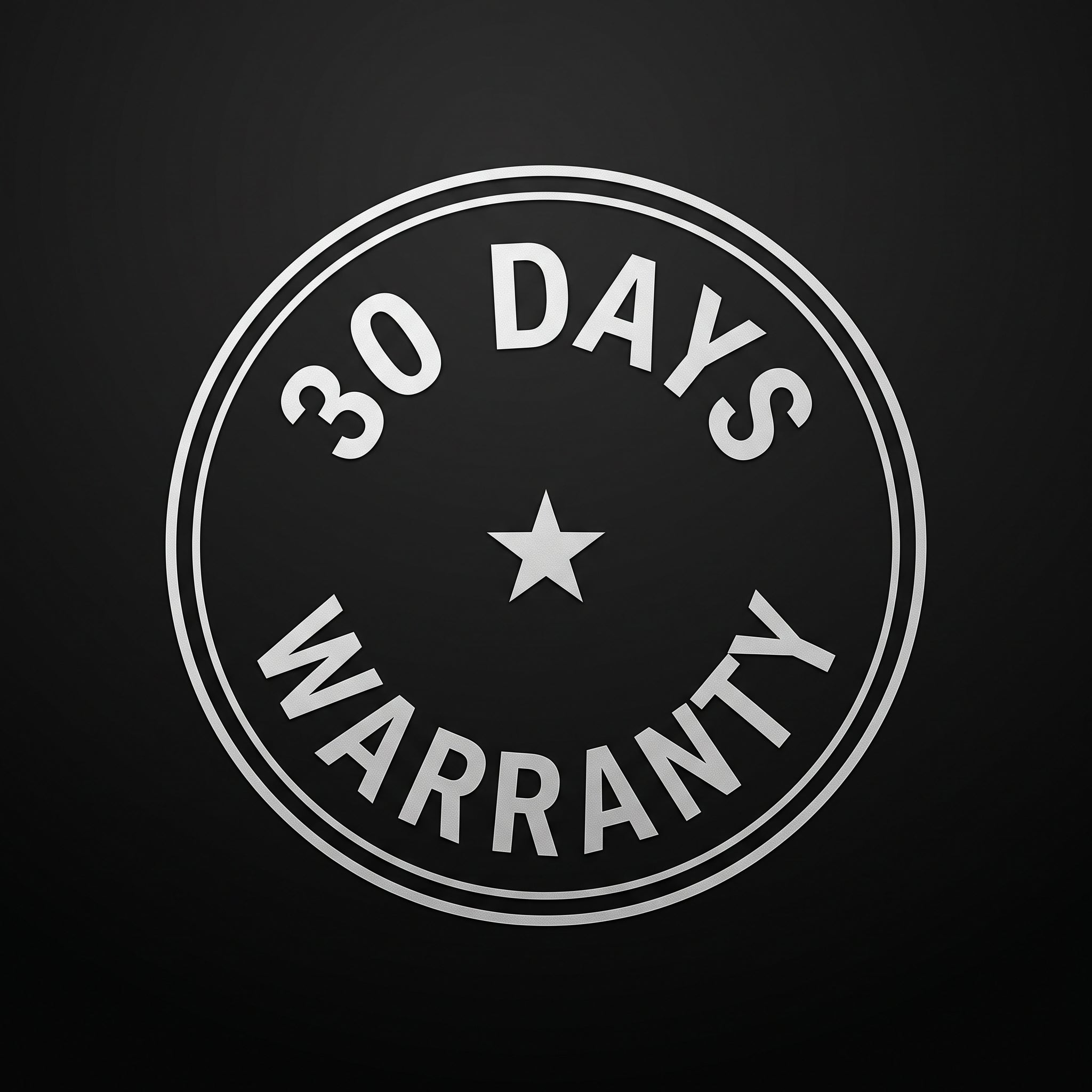 30 days warranty seal